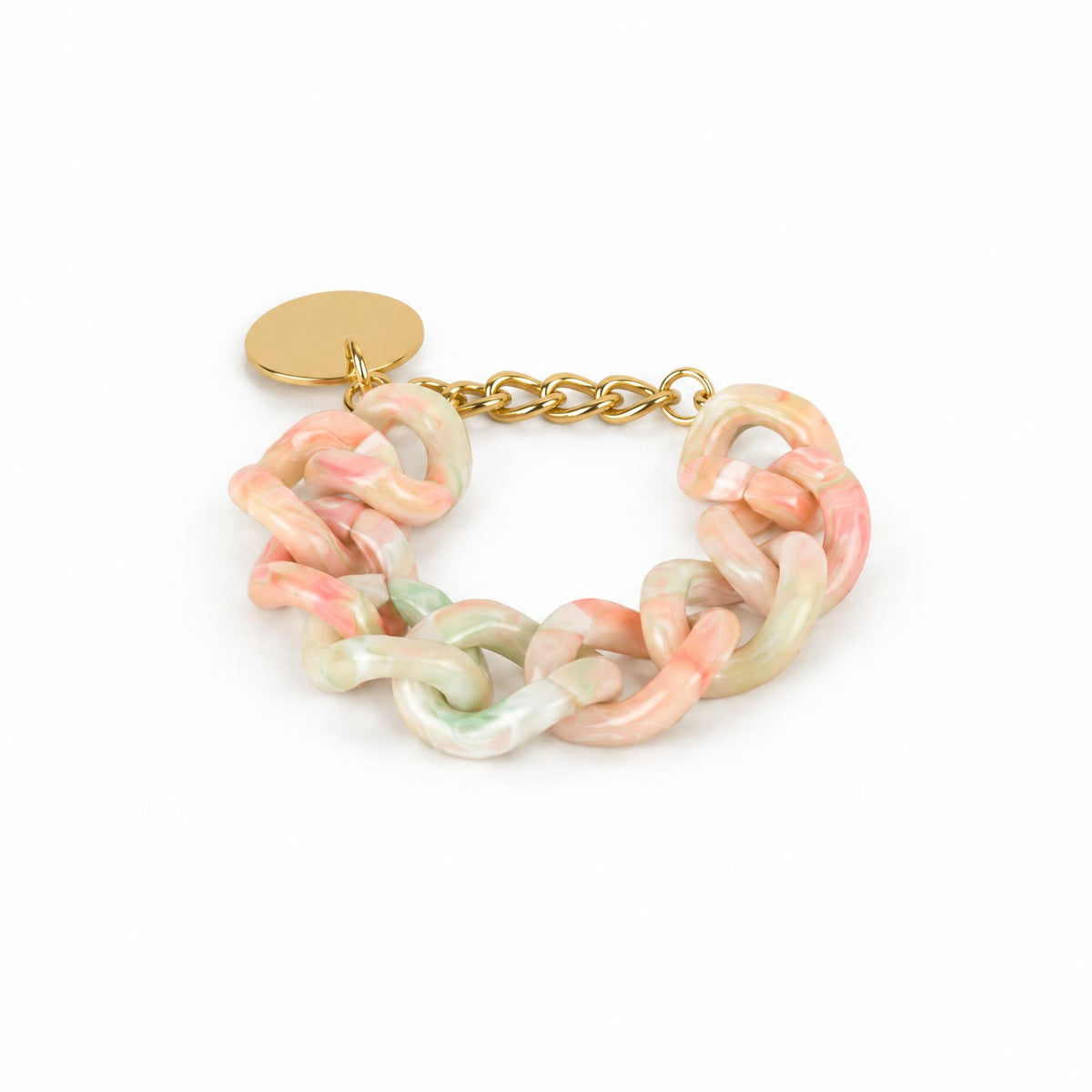 Vanessa Baroni armband, summer vibe – länkar i acetat - Modevillan