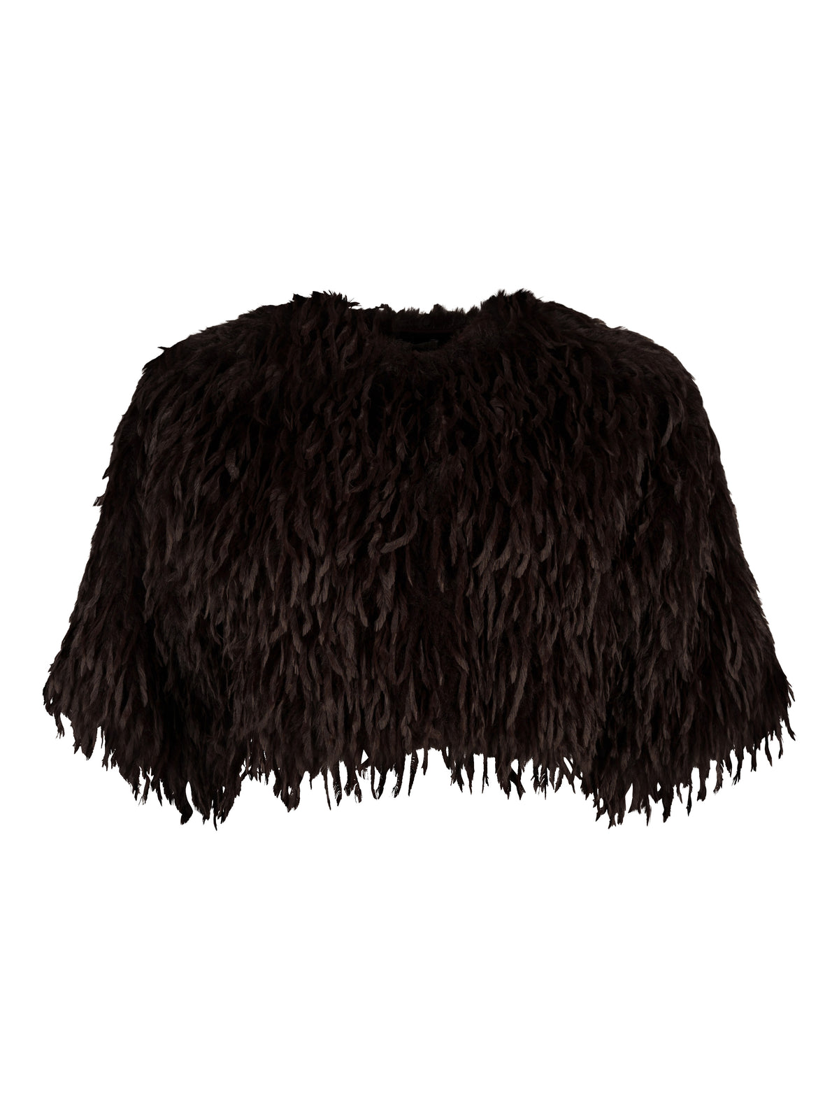Vera Mont jacka, espresso brown – imitationspäls - Modevillan
