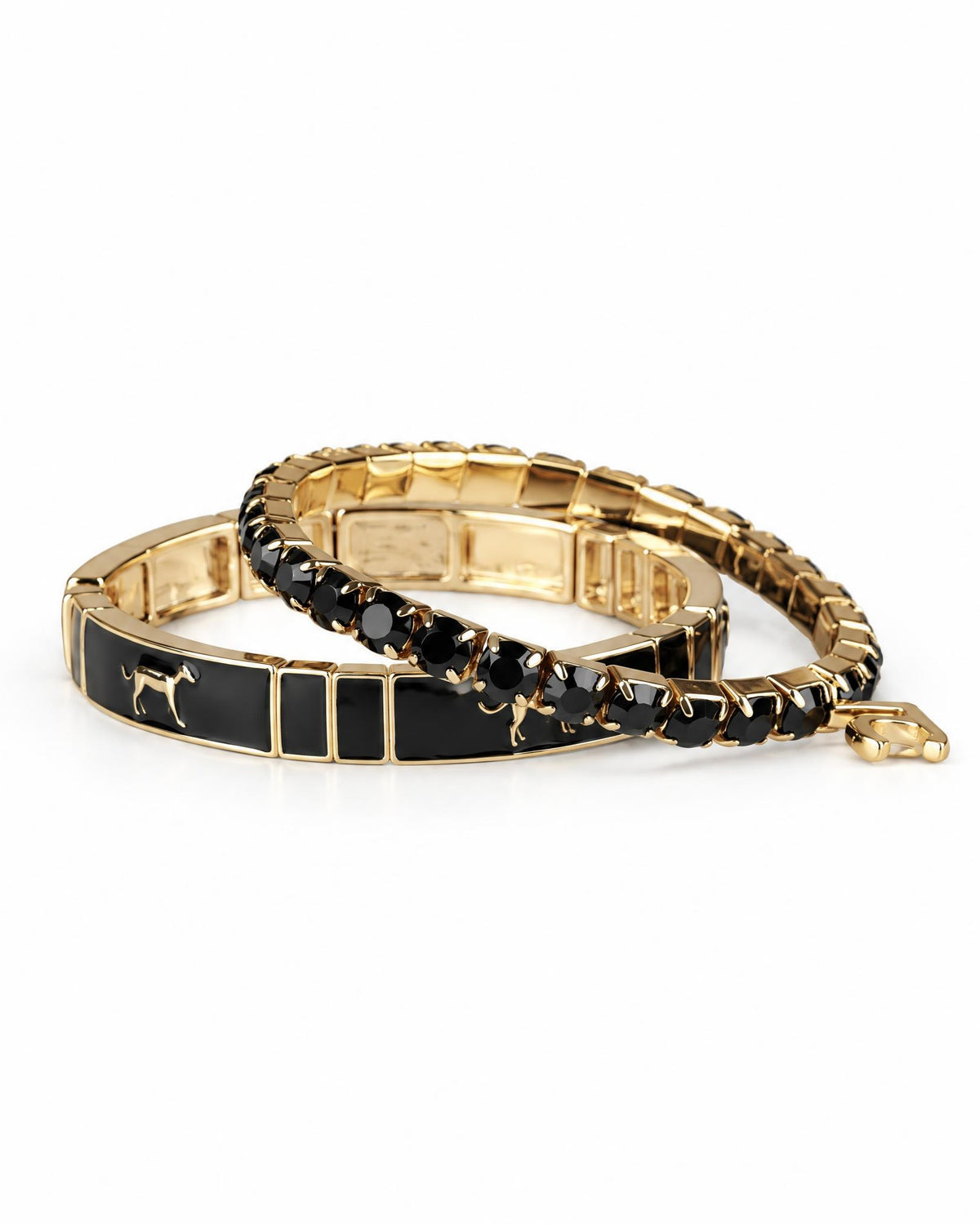 Lola Casademunt armband, gold – elastiskt band - Modevillan
