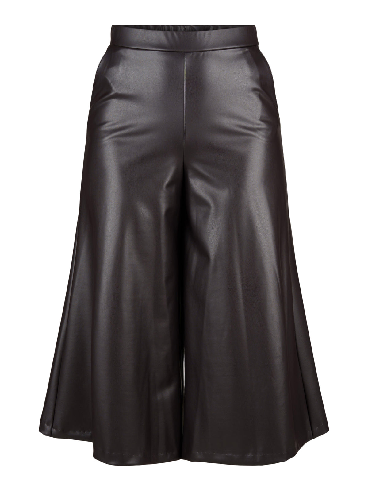 Frank Lyman byxa culotte i färgen chocolate – vida ben - Modevillan