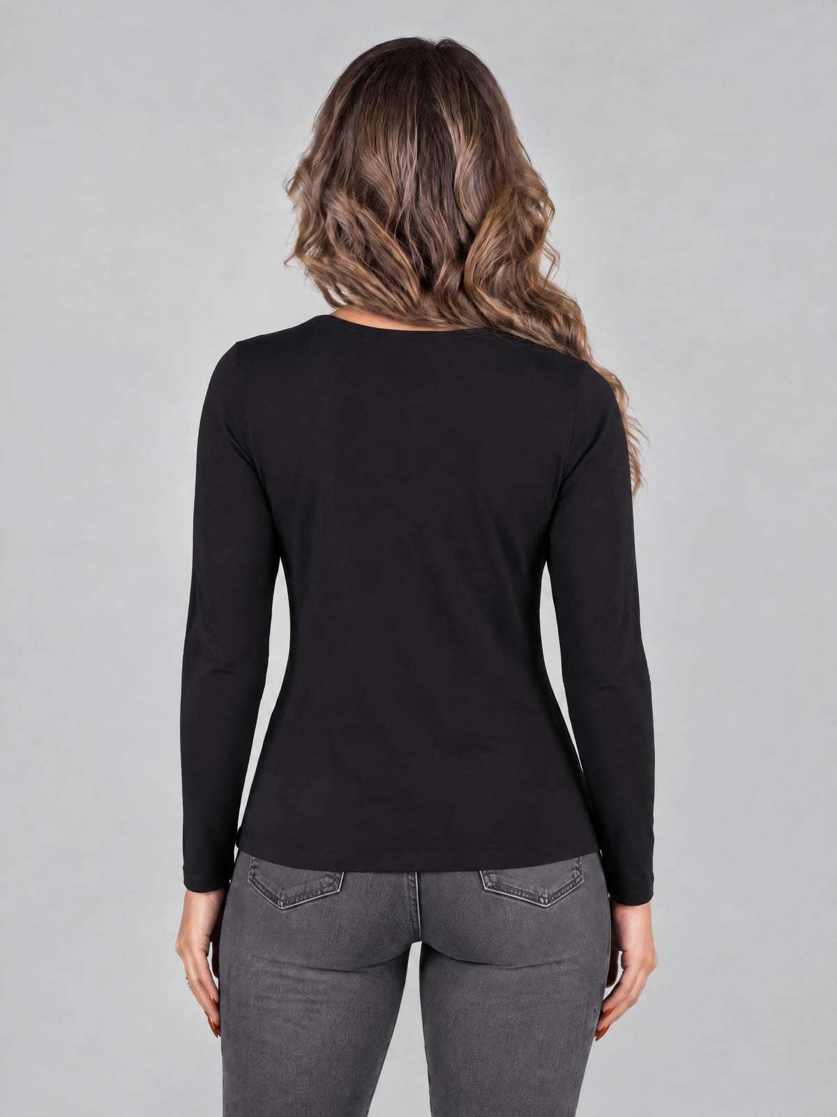 Tinta topp, black – tryck med strasstenar - Modevillan
