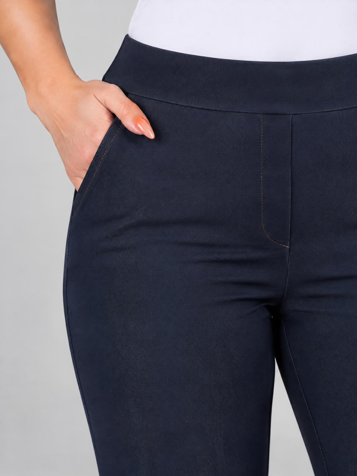 Frank Lyman byxa, dark blue – bootcut - Modevillan