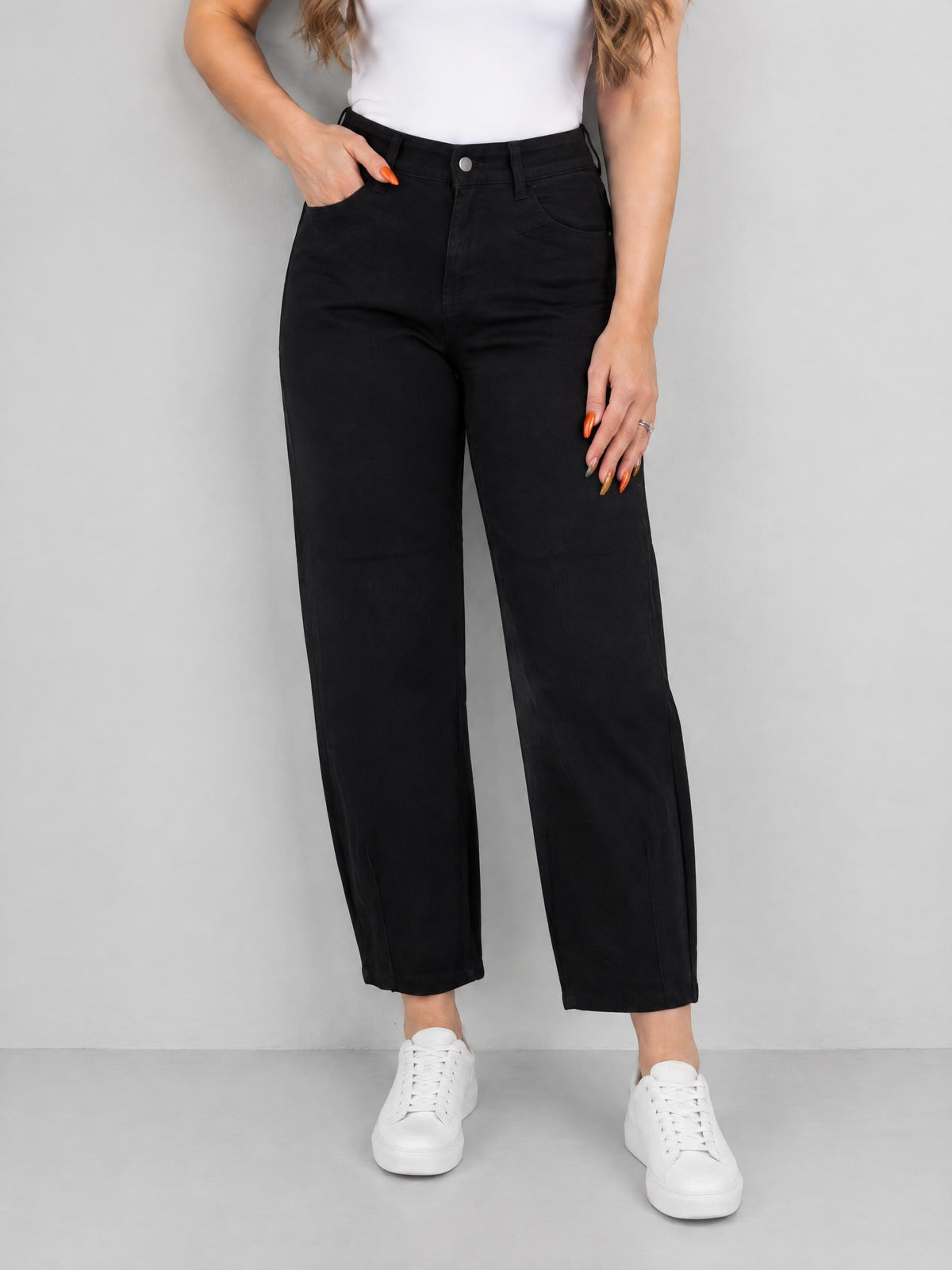 Cambio jeans, black – hög midja - Modevillan