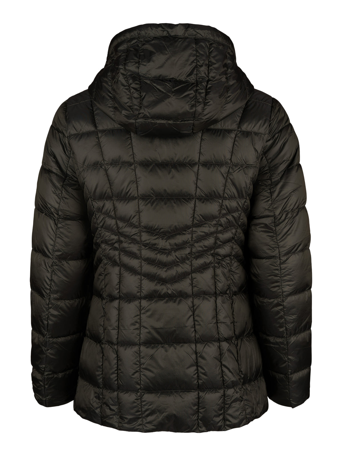 Betty Barclay jacka, olive green – avtagbar huva - Modevillan