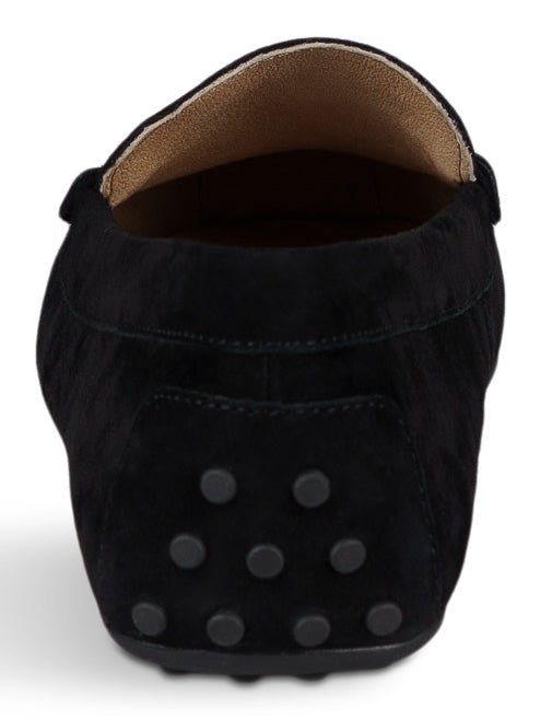 Lauren loafers, black – guldemblem - Modevillan