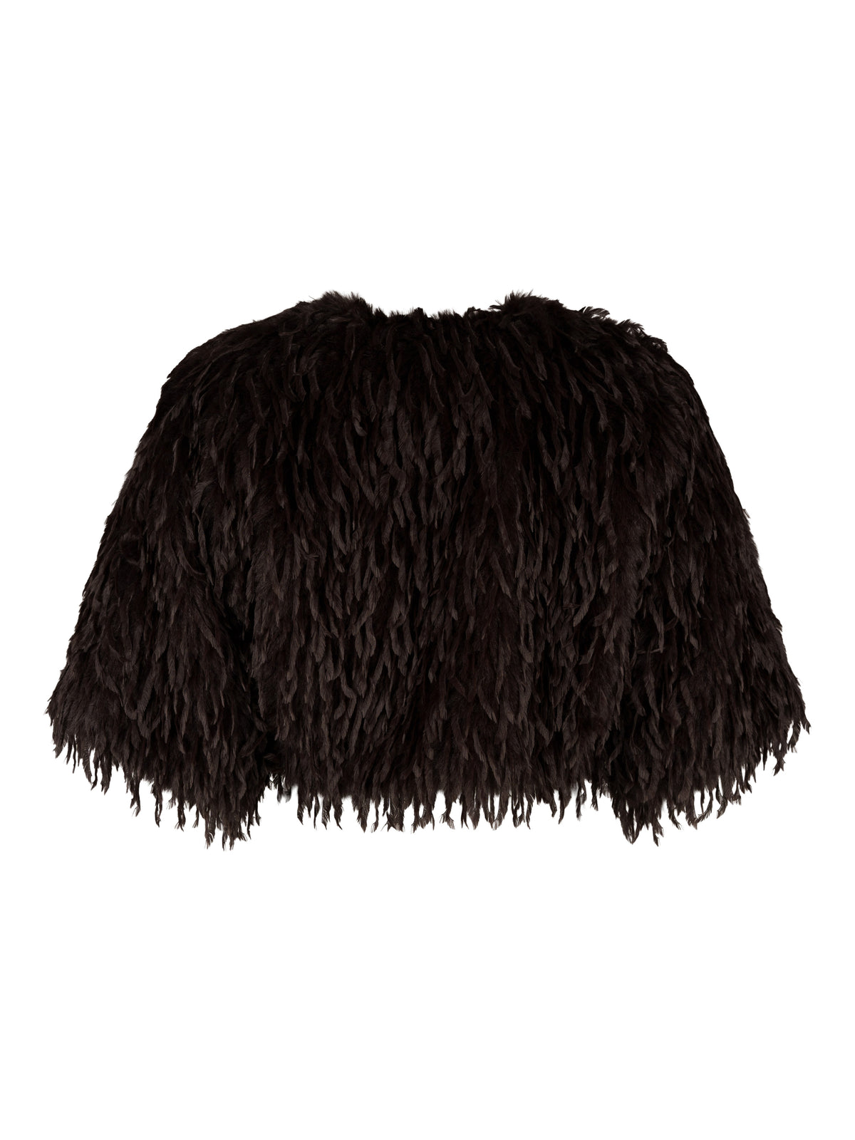 Vera Mont jacka, espresso brown – imitationspäls - Modevillan