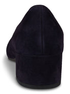 Gabor pumps, dark blue – låg klack, spetsig tå - Modevillan