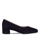 Gabor pumps, dark blue – låg klack, spetsig tå - Modevillan