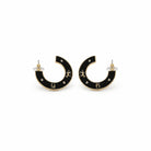 Lola Casademunt örhänge, black – hoops - Modevillan