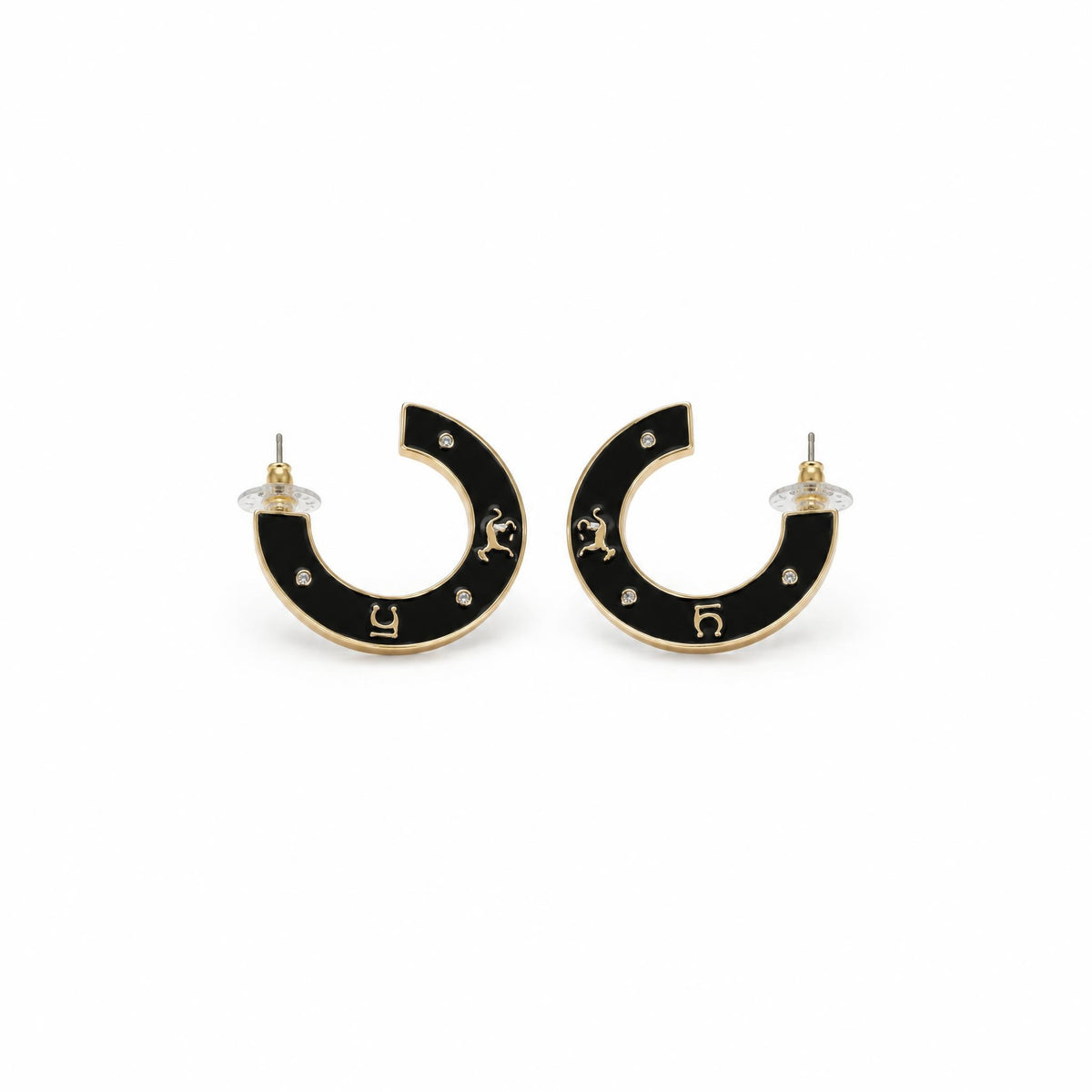 Lola Casademunt örhänge, black – hoops - Modevillan