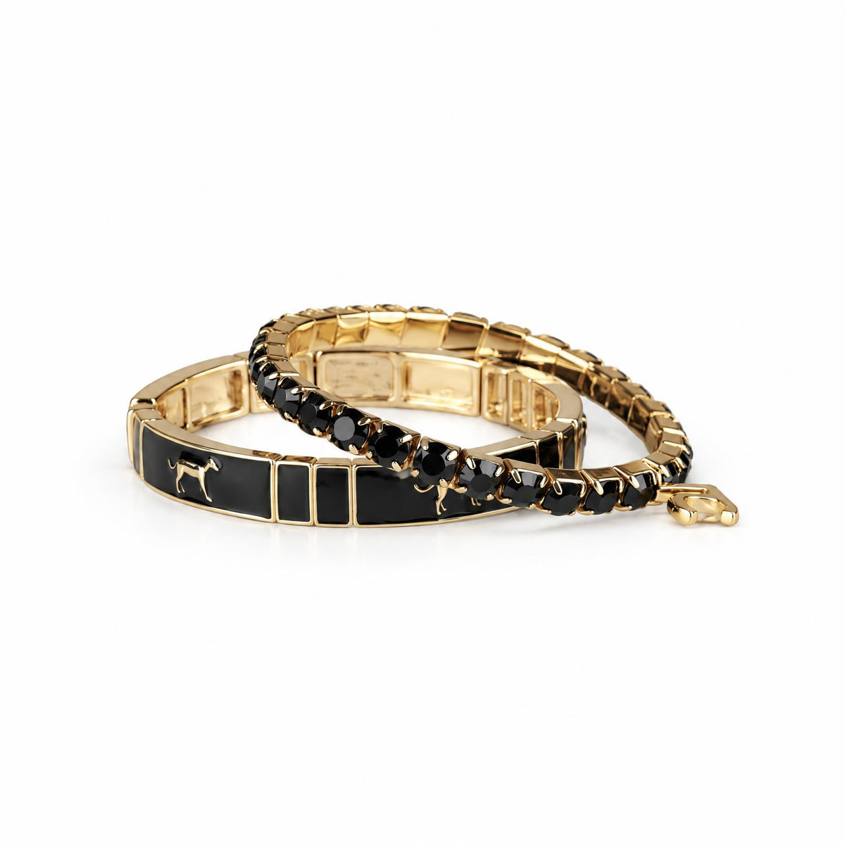 Lola Casademunt armband, gold – elastiskt band - Modevillan