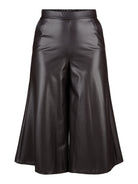Frank Lyman byxa culotte i färgen chocolate – vida ben - Modevillan