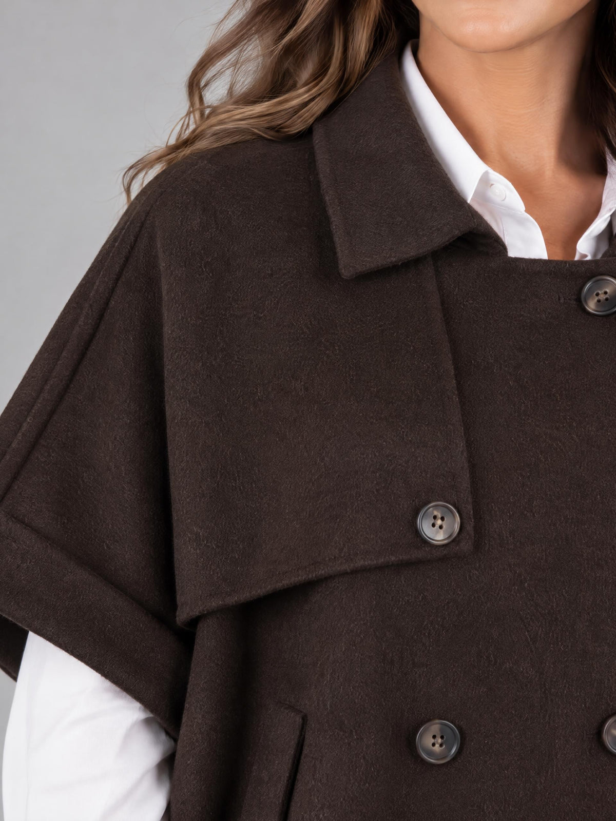 Comma cape, brown – i ullmix - Modevillan