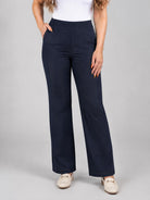 Frank Lyman byxa, dark blue – bootcut - Modevillan