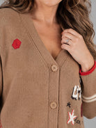 Rabe kofta, caramel – broderade patches - Modevillan
