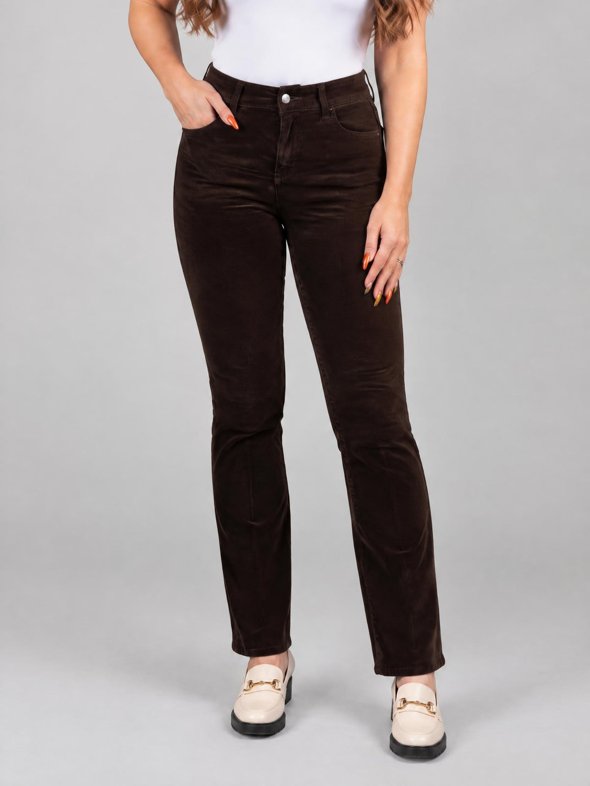 Cambio byxa, choco spill – bootcut - Modevillan