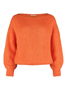 Catnoir tröja, bright orange – glittertråd - Modevillan