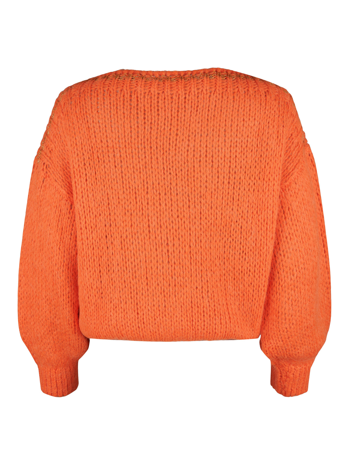 Catnoir tröja, bright orange – glittertråd - Modevillan