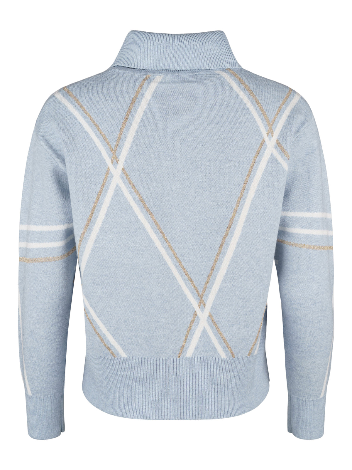 Micha tröja, light blue – glittertråd - Modevillan