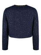 Rene Derhy jacka, navy – glittertråd - Modevillan