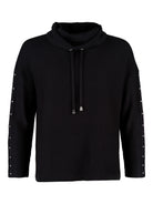 Doris Streich tröja, black – nitar - Modevillan