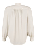 Lauren blus, cream – knytdetalj - Modevillan
