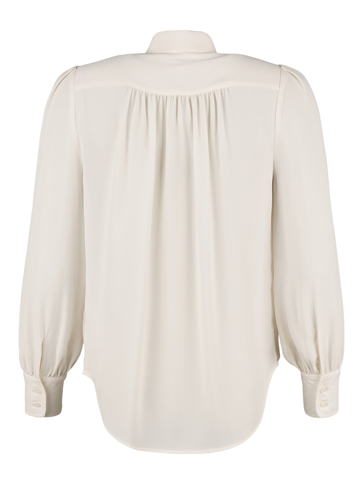 Lauren blus, cream – knytdetalj - Modevillan