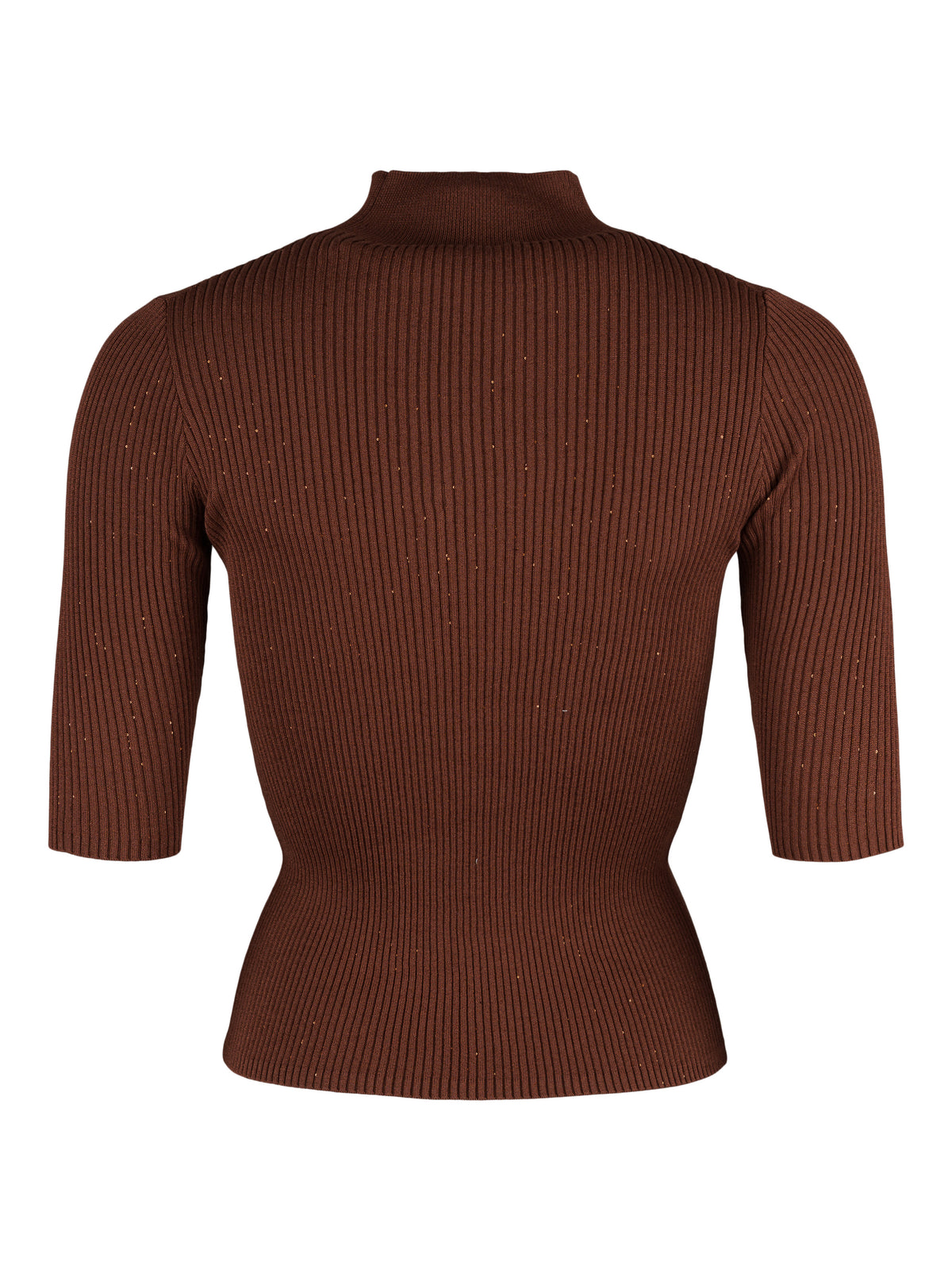 Marella topp, brown – insydda paljetter - Modevillan