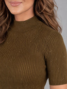 Marella topp, green – insydda paljetter - Modevillan