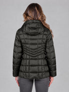 Betty Barclay jacka, olive green – avtagbar huva - Modevillan