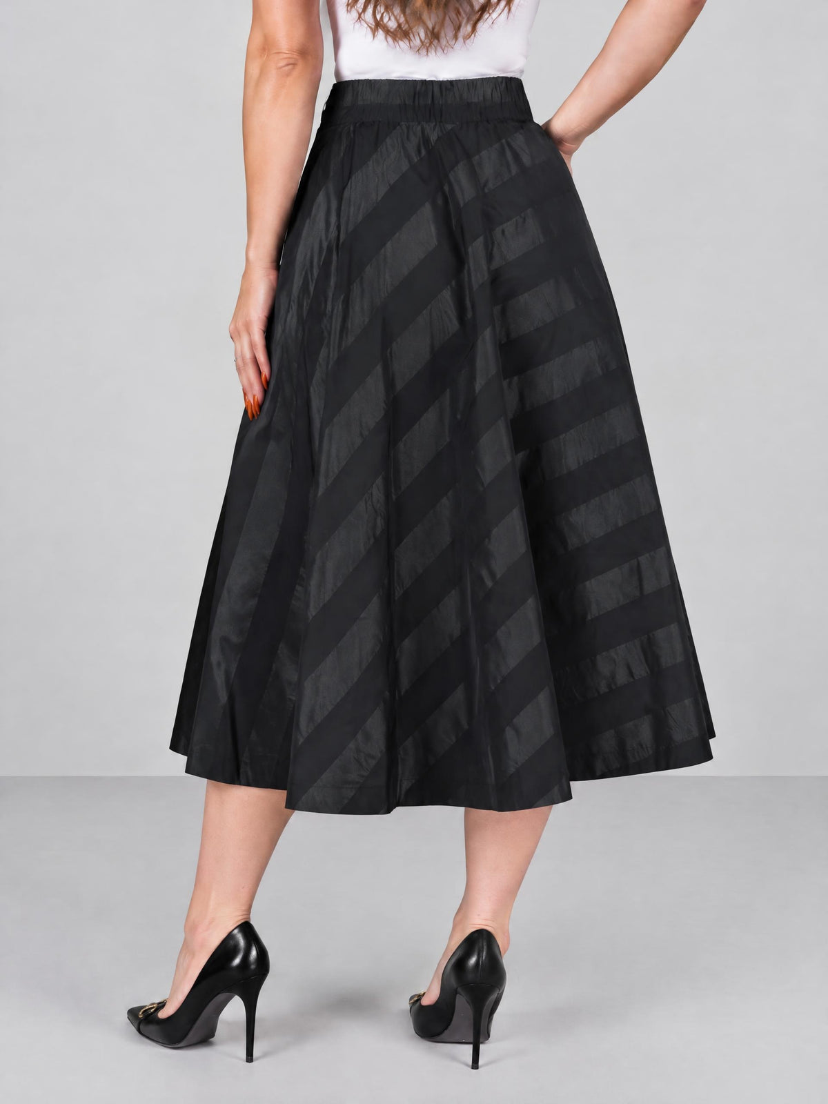 Access kjol, black – a-linje modell - Modevillan