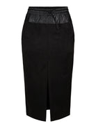 Access kjol, black – skinnimitation - Modevillan