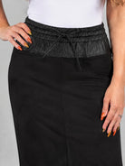 Access kjol, black – skinnimitation - Modevillan
