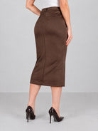 Access kjol, brown – mockaimitation - Modevillan