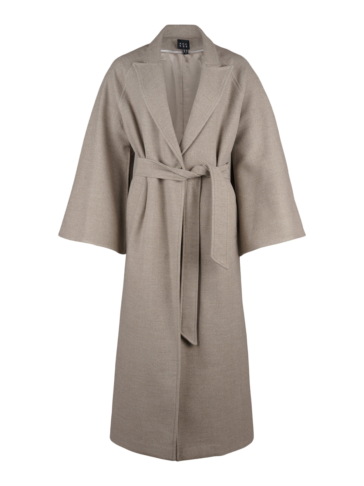 Access kappa, beige – klassisk krage - Modevillan