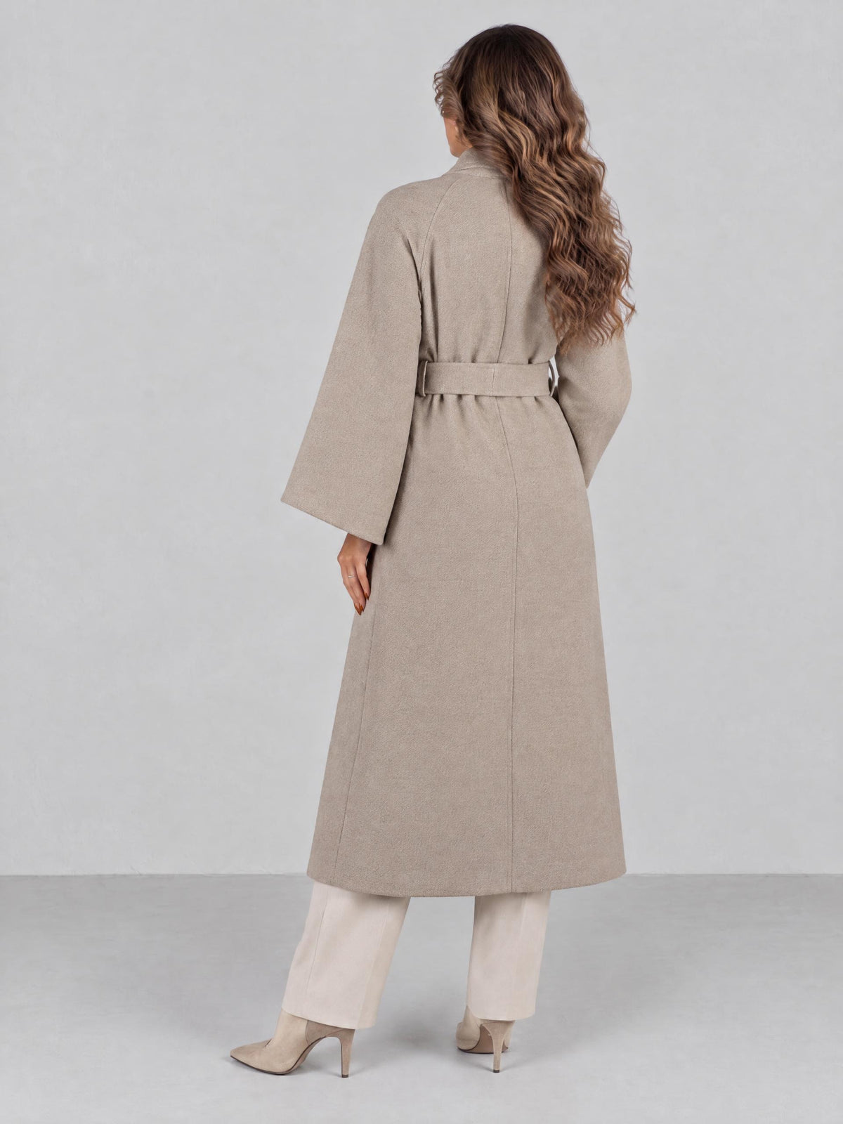 Access kappa, beige – klassisk krage - Modevillan