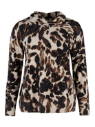 Betty Barclay tröja, animalprint – polokrage - Modevillan