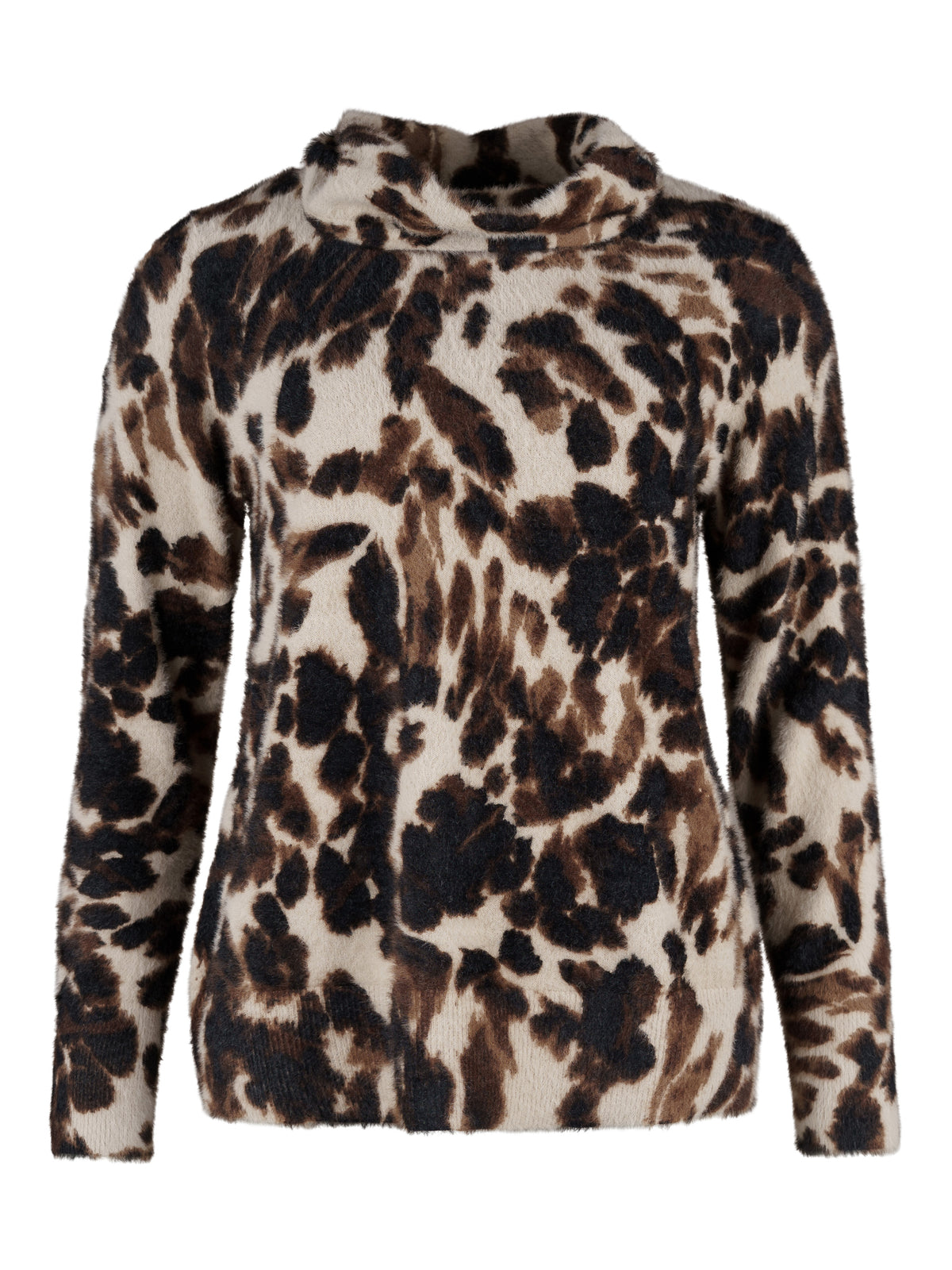 Betty Barclay tröja, animalprint – polokrage - Modevillan