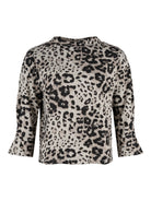 Betty Barclay tröja, animalprint – högre halsringning - Modevillan