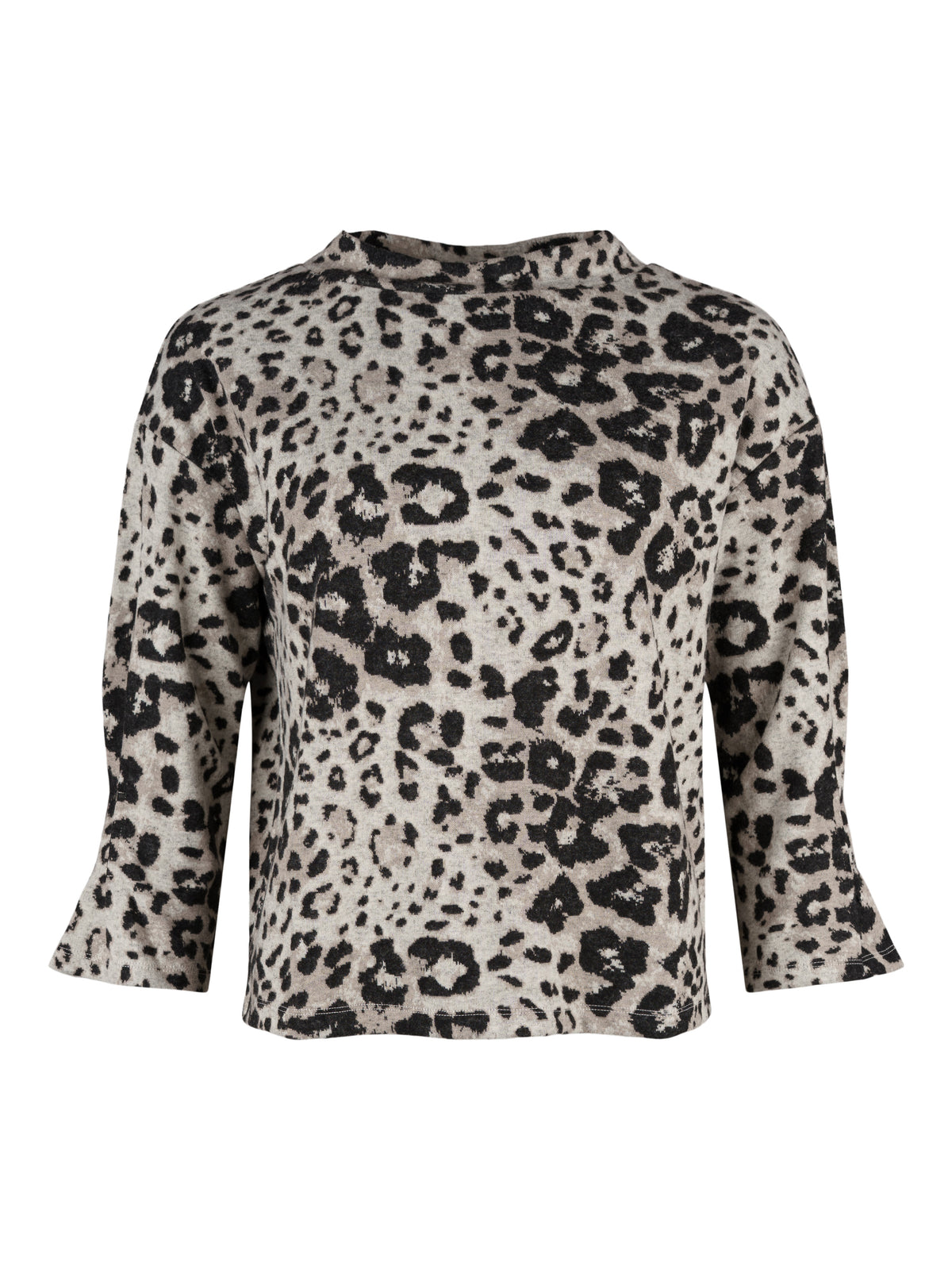 Betty Barclay tröja, animalprint – högre halsringning - Modevillan