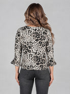 Betty Barclay tröja, animalprint – högre halsringning - Modevillan