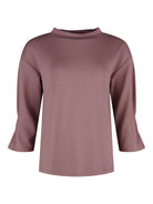Betty Barclay topp, rose taupe – halvpolokrage - Modevillan