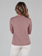 Betty Barclay topp, rose taupe – halvpolokrage - Modevillan