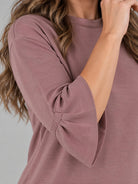 Betty Barclay topp, rose taupe – halvpolokrage - Modevillan