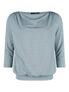 Betty Barclay topp, smokey mint – glittertråd - Modevillan