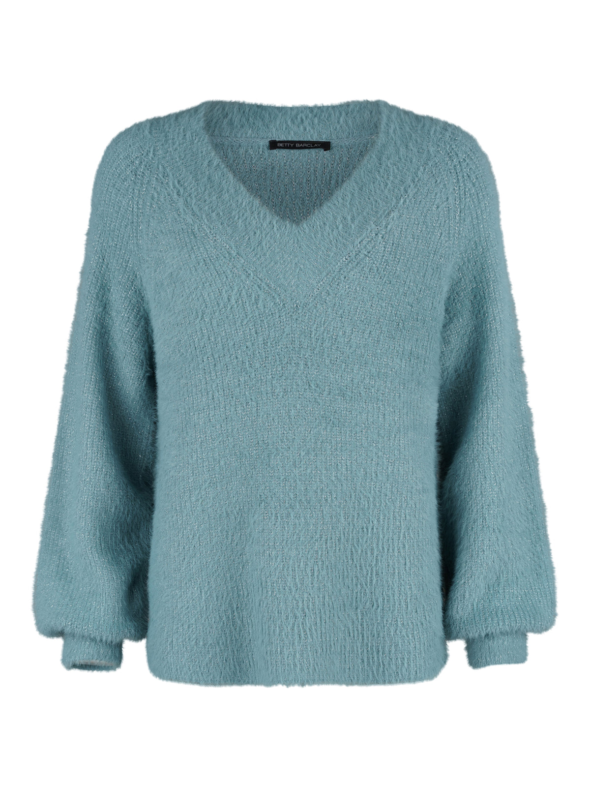 Betty Barclay tröja, smokey mint – glittertråd - Modevillan