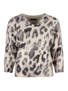 Betty Barclay tröja, animalprint – paljetter - Modevillan