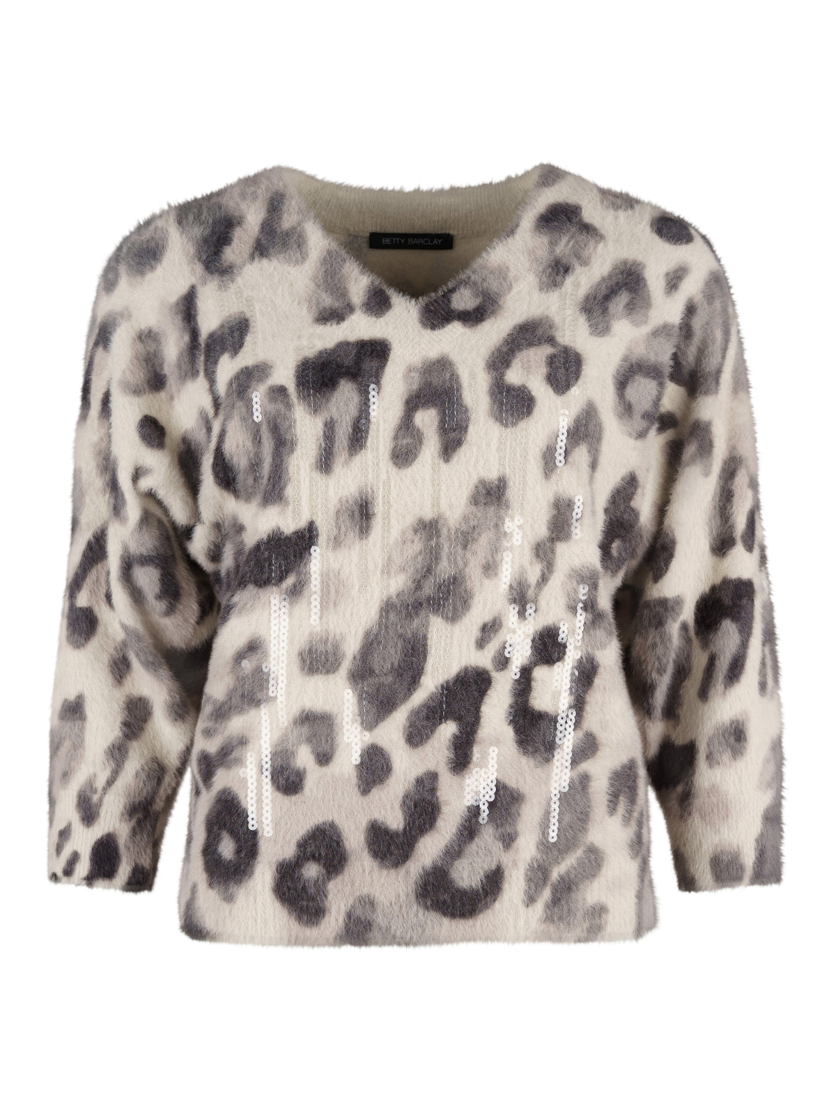 Betty Barclay tröja, animalprint – paljetter - Modevillan
