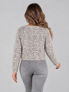 Betty Barclay kofta, animalprint – dubbelzip - Modevillan
