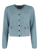 Betty Barclay kofta, smokey mint – metallknappar - Modevillan